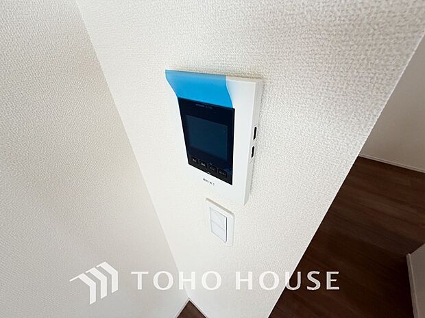 「見える安心」をカタチにしました。誰が来てもわかる様にモニター付きインターホンを設置。