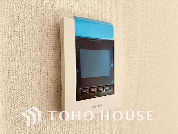 「見える安心」をカタチにしました。誰が来てもわかる様にモニター付きインターホンを設置。