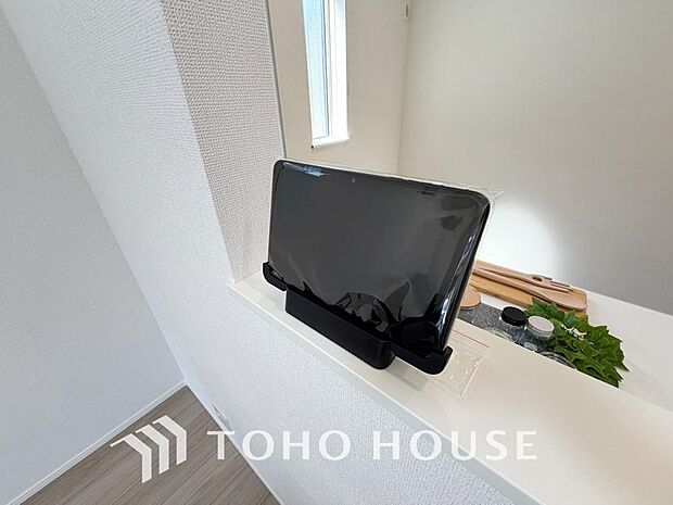 見える安心をカタチにしました。誰が来てもわかる様にモニター付きインターホンを設置。