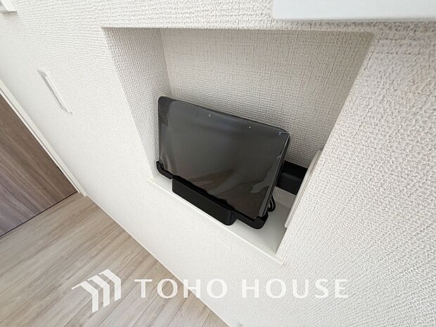 「見える安心」をカタチにしました。誰が来てもわかる様にモニター付きインターホンを設置。