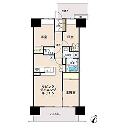 オーベル千葉エアーズ 3LDKの間取図画像