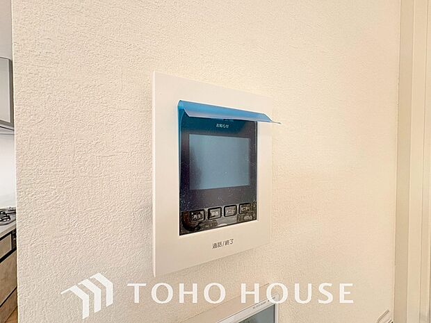 「見える安心」をカタチにしました。誰が来てもわかる様にモニター付きインターホンを設置。