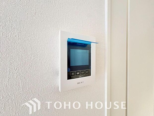 見える安心をカタチにしました。誰が来てもわかる様にモニター付きインターホンを設置。