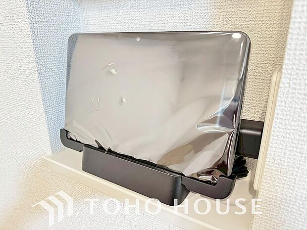 見える安心をカタチにしました。誰が来てもわかる様にモニター付きインターホンを設置。