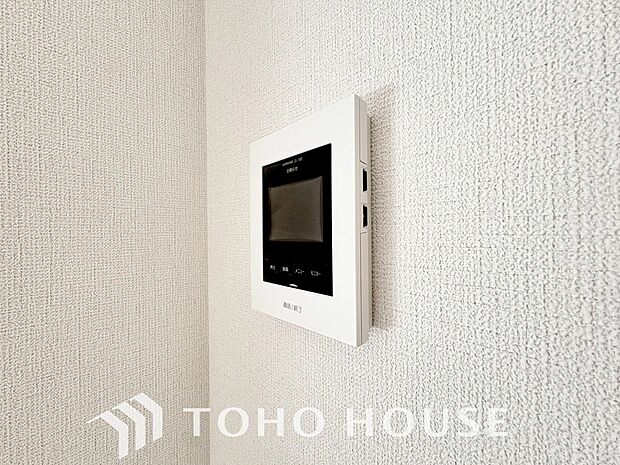 見える安心をカタチにしました。誰が来てもわかる様にモニター付きインターホンを設置。