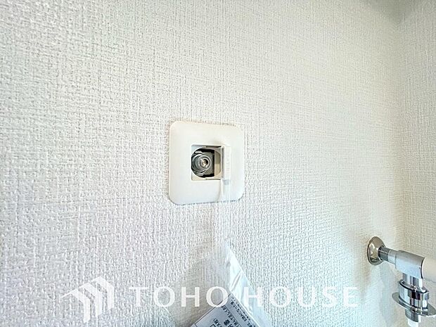 洗面室の洗濯機置場にはガスコンセントが標準装備されておりますので都市ガス用の衣類乾燥機が設置可能。