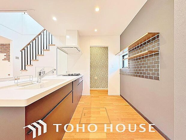 広々としたキッチンスペースで作業ができると、毎日のお料理も楽しくできそうですね。