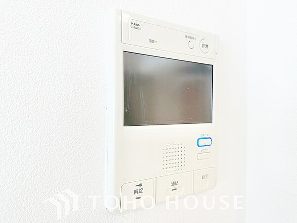 「見える安心」をカタチにしました。誰が来てもわかる様にモニター付きインターホンを設置。