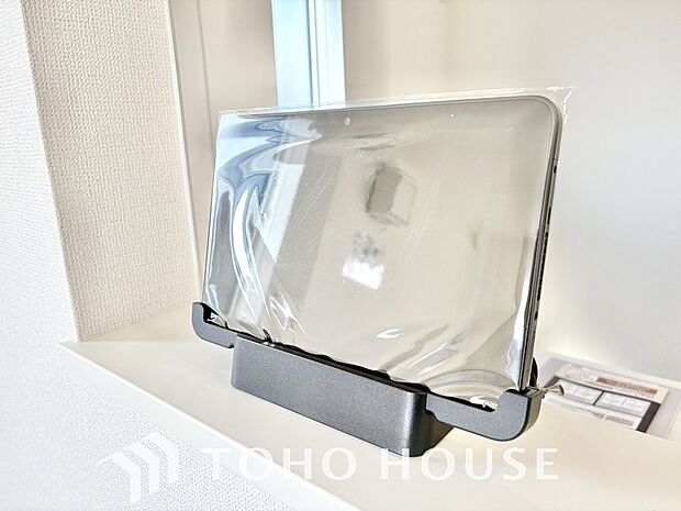 見える安心をカタチにしました。誰が来てもわかる様にモニター付きインターホンを設置。