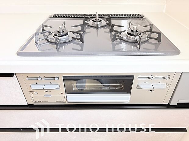 毎日料理をする、料理が好き、家族が多くて量を作る必要がある、等の方々にとっては必須の3口コンロ。