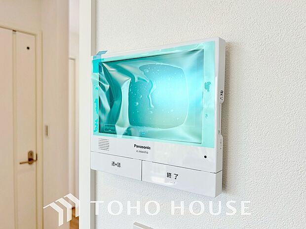 見える安心をカタチにしました。誰が来てもわかる様にモニター付きインターホンを設置。