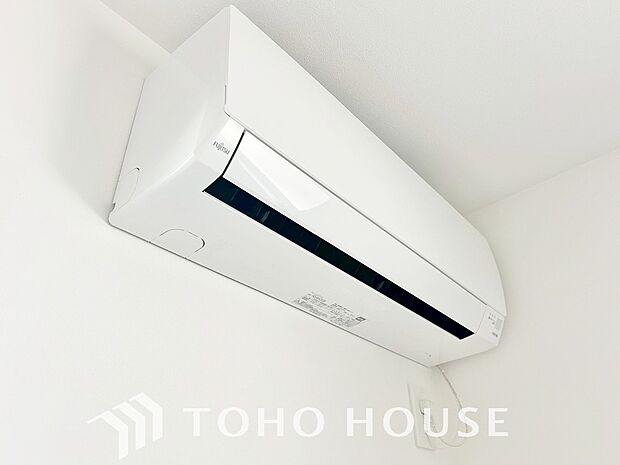 エアコン設置済み。設置工事などの初期費用がカットできるのは嬉しいですね。