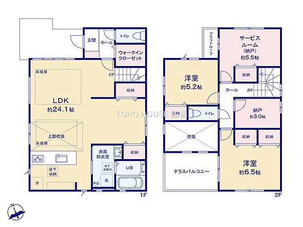 【間取り】お客様の求める、「本当の住み心地」とは何なのか・・・。実際に住む人の目線に立ち、細部まで工夫を凝らした設計となっております。今日これからの見学が可能です。ぜひ、お気軽にお声がけくださいませ。