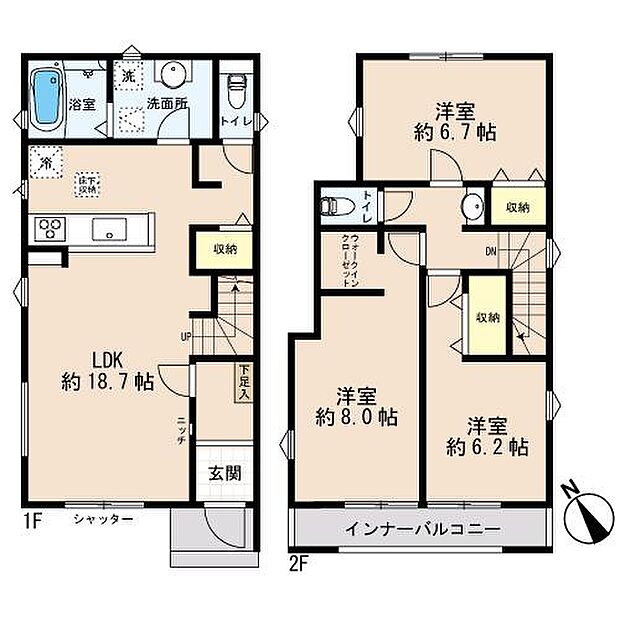 【間取り】お客様の求める、「本当の住み心地」とは何なのか・・・。実際に住む人の目線に立ち、細部まで工夫を凝らした設計となっております。今日これからの見学が可能です。ぜひ、お気軽にお声がけくださいませ。