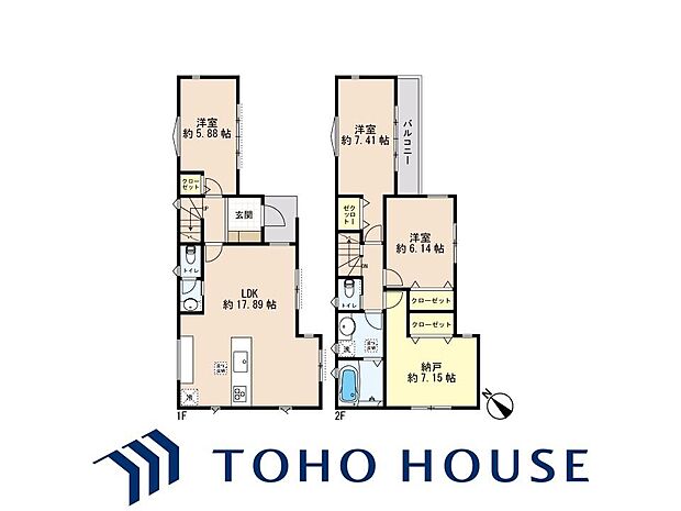 【間取り】お客様の求める、「本当の住み心地」とは何なのか・・・。実際に住む人の目線に立ち、細部まで工夫を凝らした設計となっております。今日これからの見学が可能です。ぜひ、お気軽にお声がけくださいませ。
