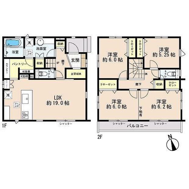 【間取り】お客様の求める、「本当の住み心地」とは何なのか・・・。実際に住む人の目線に立ち、細部まで工夫を凝らした設計となっております。今日これからの見学が可能です。ぜひ、お気軽にお声がけくださいませ。