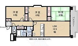 ライフステージ武蔵野 3LDKの間取図画像