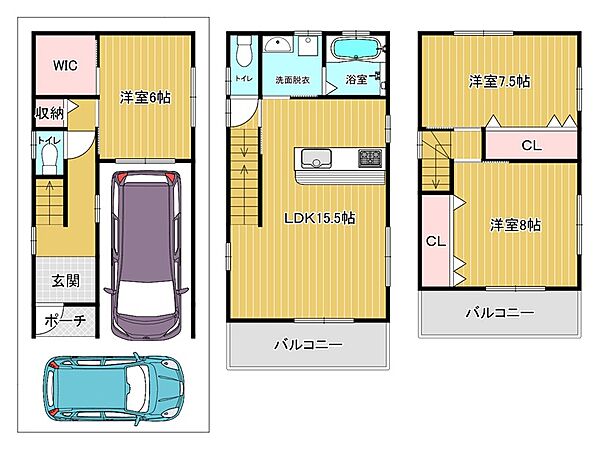 建物参考プランです。（建物価格：1780万円）