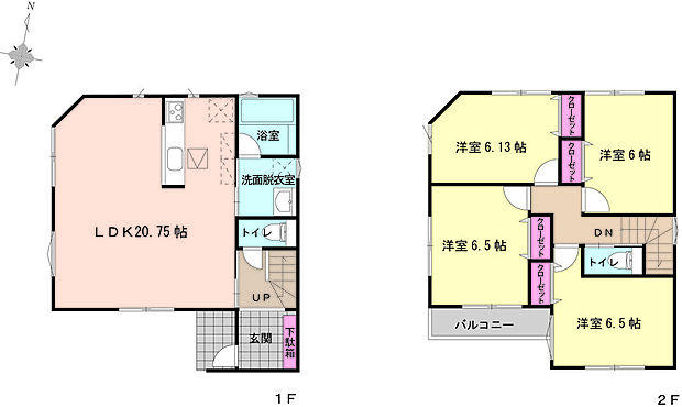 4LDK/敷地内駐車場1台分有り/LDK20帖以上/浴室乾燥機/ビルトイン食洗器