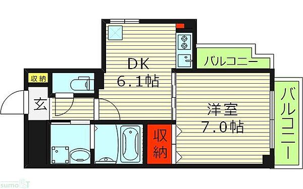 同じ建物の物件間取り写真 - ID:227083063551