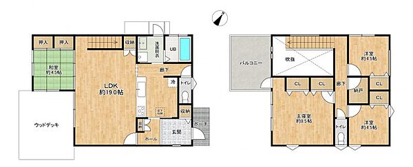広々19帖LDKが魅力！開放感のある間取りです☆彡