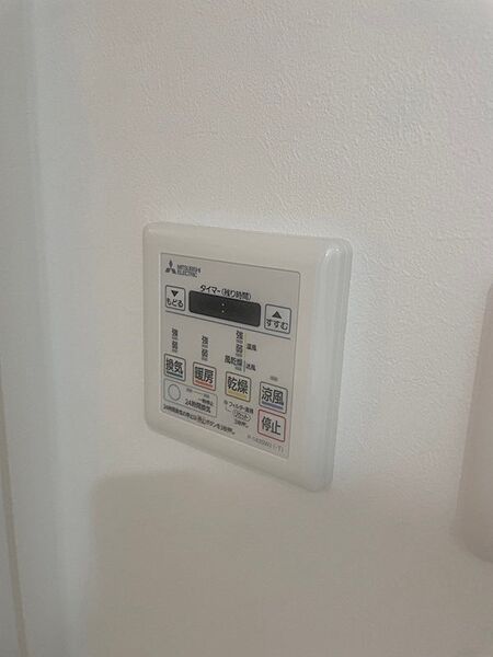 浴室乾燥機付きでお洗濯も安心