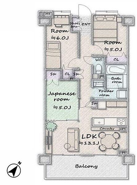 apartment 埼玉県北本市二ツ家３丁目
地図を見る