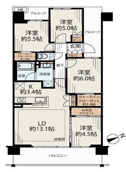 間取り：311002388975