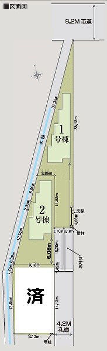 区画図-2号棟