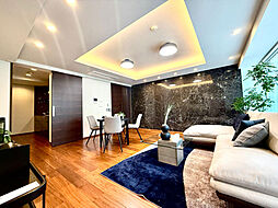 グランドヒルズ元麻布 1LDKのリビング/ダイニング