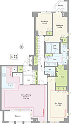 間取図画像 3LDK