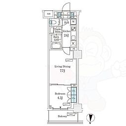 フロンティアレジデンス錦糸公園 4階/-
