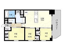 アーバンパーク立石 12階3LDKの間取り