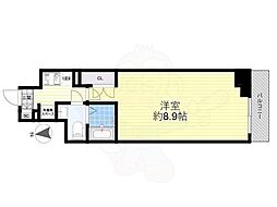 アイル押上ノース 4階1Kの間取り