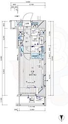 メインステージ八広 2階1Kの間取り
