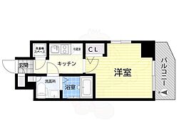 ARTESSIMOMONDO 1Kの間取図画像