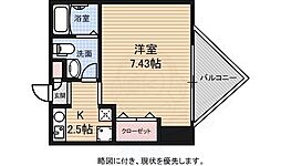 サウンドおしあげ 1Kの間取図画像