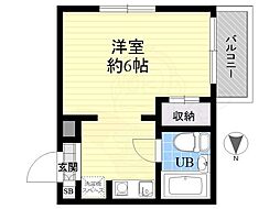 メゾン・ド・マルグリット ワンルームの間取図画像