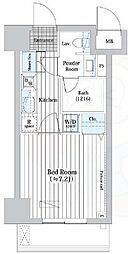L・BASE押上North 1Kの間取図画像