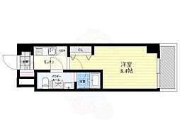 プレセダンヒルズ向島イースト 1Kの間取図画像