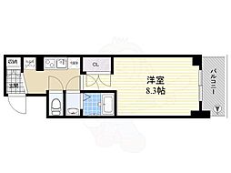 PASEO本所吾妻橋 1Kの間取図画像
