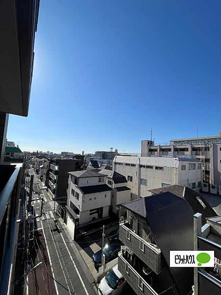 西側バルコニーからの眺望