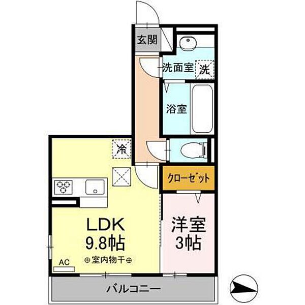 同じ建物の物件間取り写真 - ID:210002664257