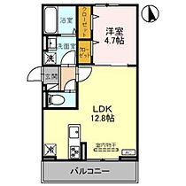 Ｄ－ＲＯＯＭ大橋町 301 ｜ 群馬県高崎市大橋町（賃貸アパート1LDK・3階・41.68㎡） その2