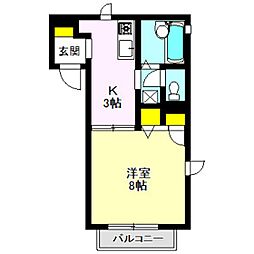 ル・クロワールＢ棟 1階