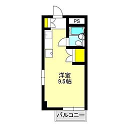 エル・パラシオ ワンルームの間取図画像