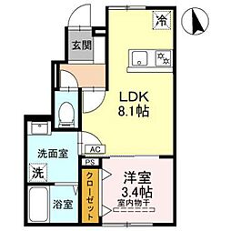 (仮称)高崎市金古町アパート 1階