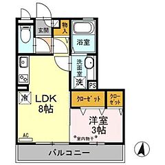 物件の間取り