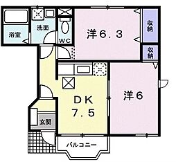 ノースコートＢ 1階/101