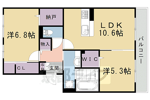 同じ建物の物件間取り写真 - ID:226063322225